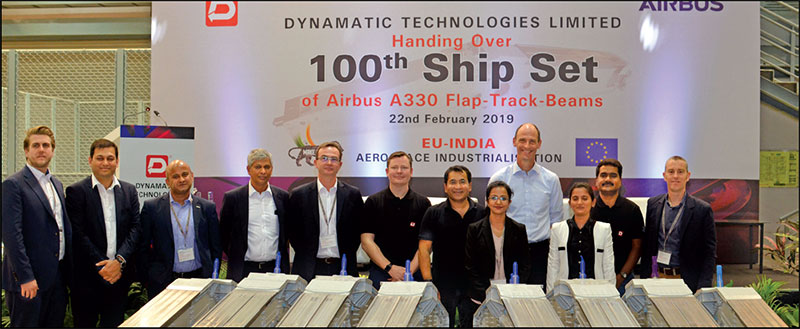Dynamatic Delivers Hundredth Ship Set of A330 Family Flap Track Beams to Airbus