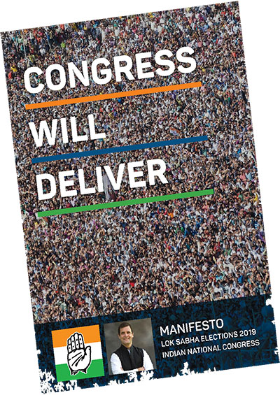 Indian National Congress Election Manifesto for 2019