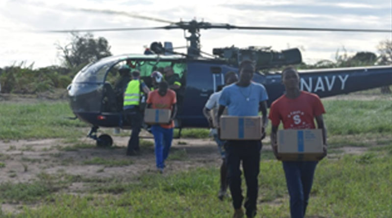 Indian Navy spearheads HADR operations in Mozambique Post Cyclone IDAI
