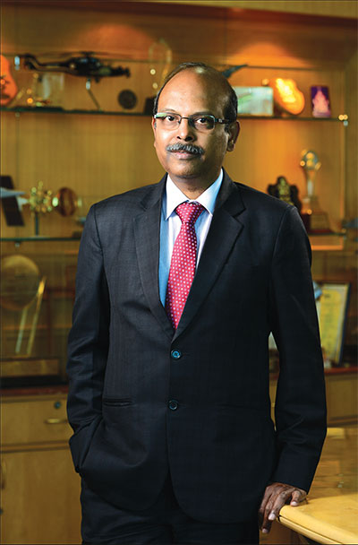 Chairman and managing director, Bharat Electronics Ltd, M.V. Gowtama