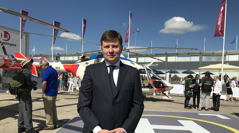 Andrey Boginsky at Paris Air Show