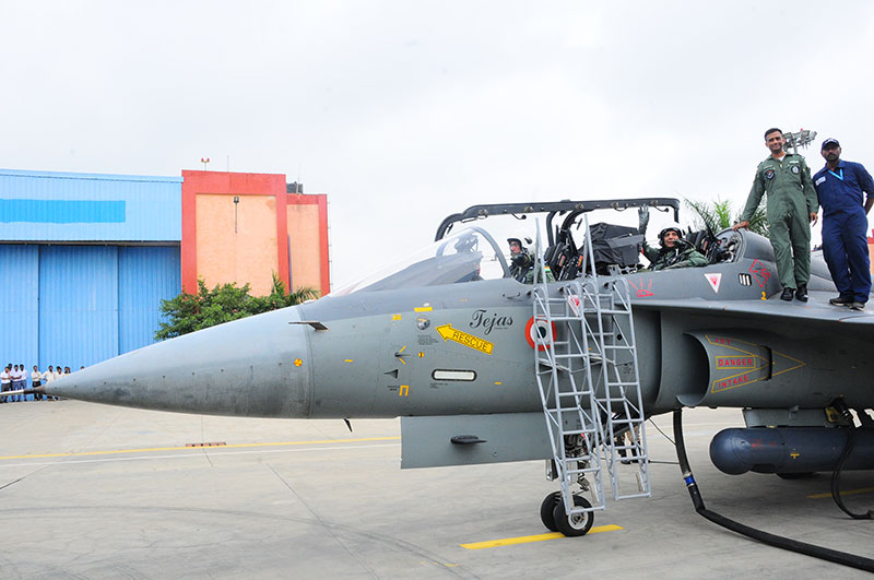 Defence Minister Flies LCA Tejas