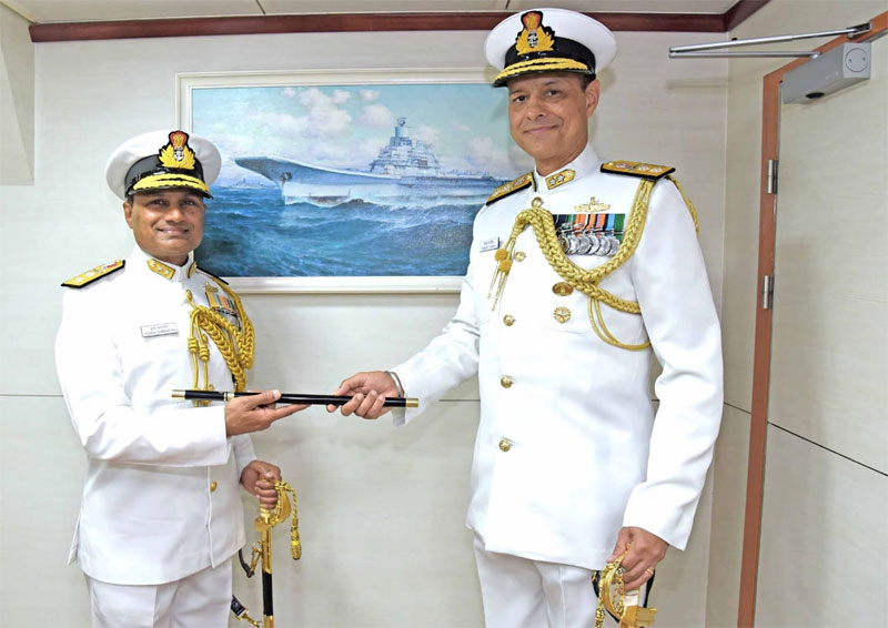Rear Admiral K. Swaminathan Takes Over as Western Fleet Commander