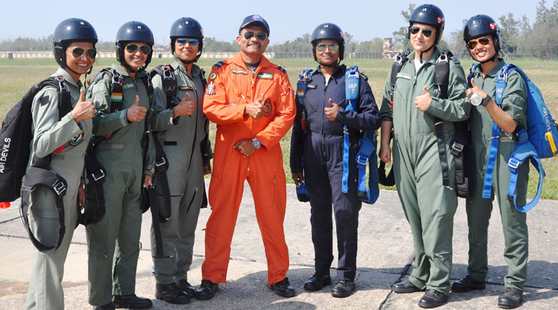 Air Force Station Sarsawa Conducts Para Jumping Adventure Course
