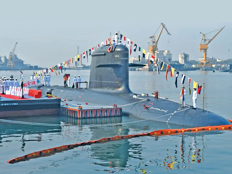 INS Karanj, the third of the Kalvari-class submarine