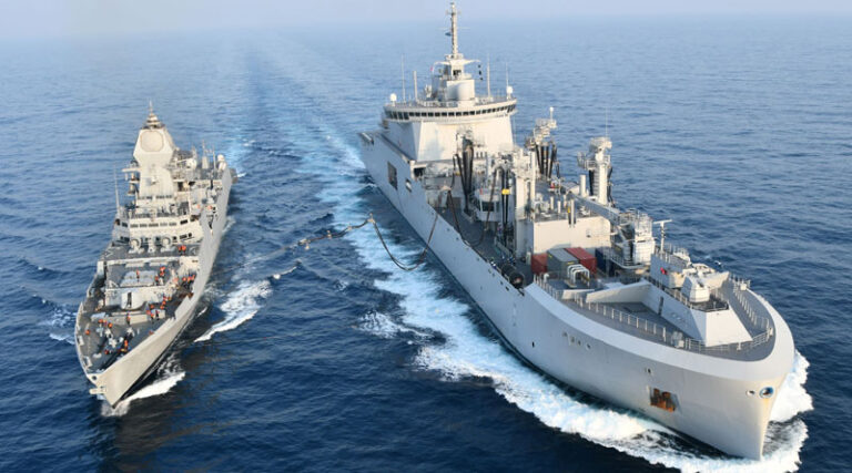 CSG Charles de Gaulle Conducts Air-Sea Manoeuvres With the Indian Navy
