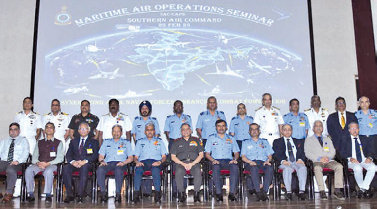 CDS Gen. Anil Chauhan Calls for Synergised Air & Naval Operations