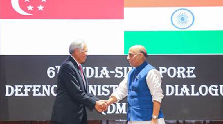 Defence Ministers Co-Chair 6th India-Singapore Defence Ministerial Dialogue