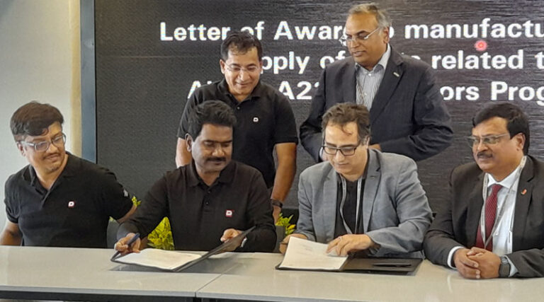Dynamatic Technologies Awards Aequs for Supply of Airbus A220 Door Components