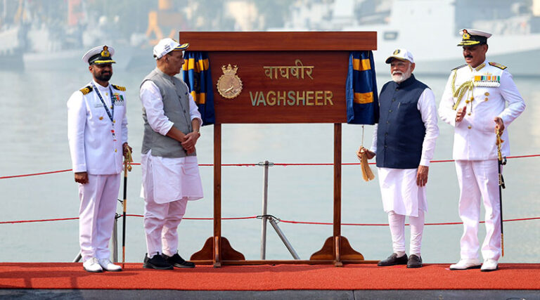 INS Vagsheer, 6th Kalvari Class Submarine Commissioned into the Indian Navy