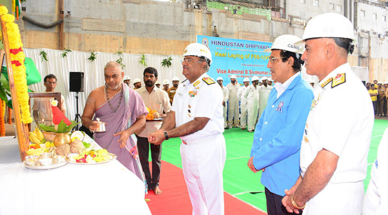 First Fleet Support Ship For Indian Navy Gets Off the Drawing Board At HSL