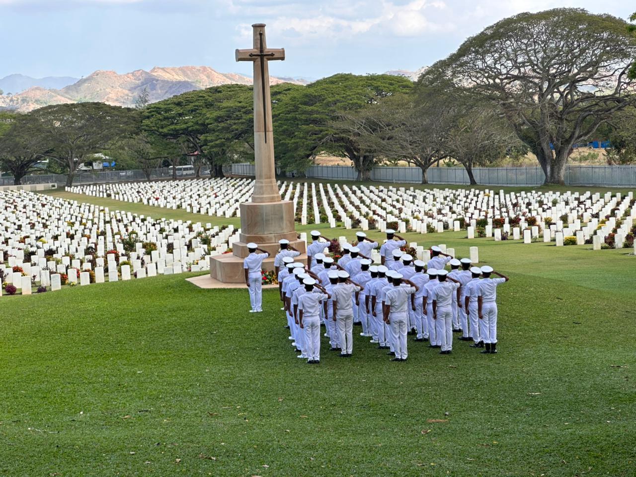INS Kadmatt Visits Papua New Guinea, Leads Mobile Fleet Review