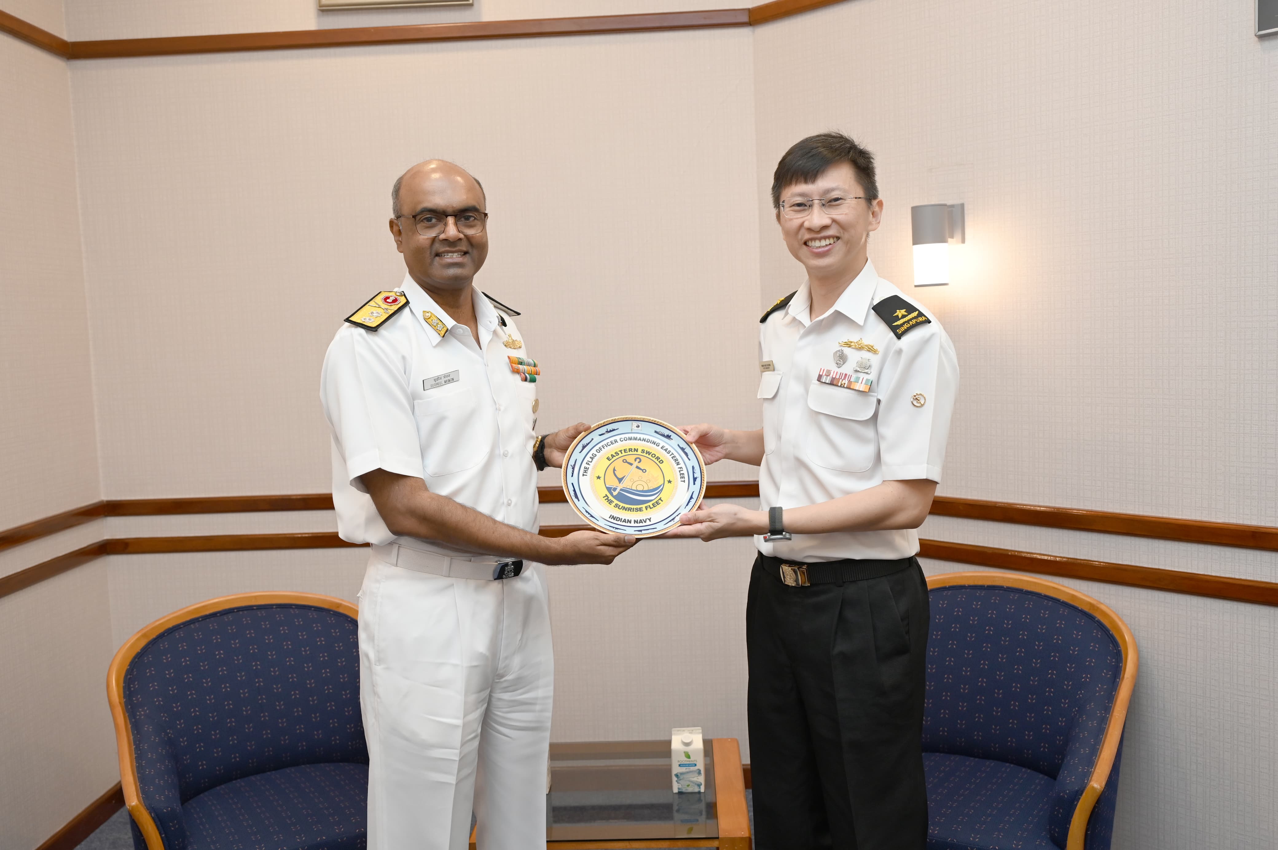 Indian Naval Ships Conclude Visit to Singapore