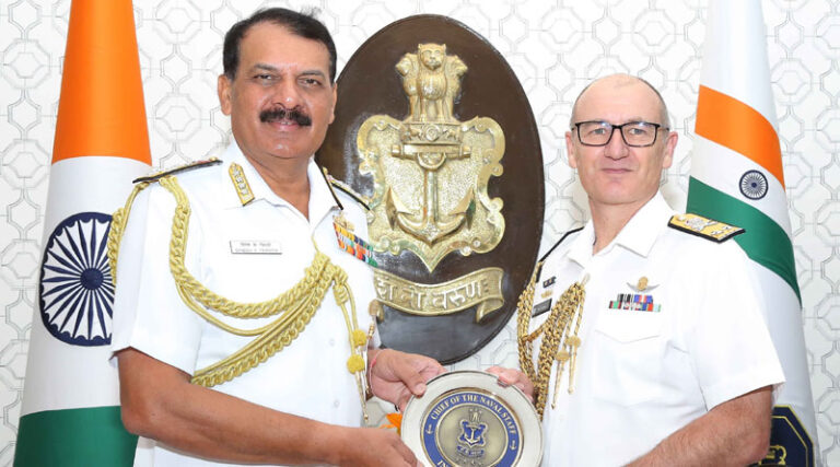 Chief of Navy, Rnzn, Visits India to Strengthen Maritime Cooperation