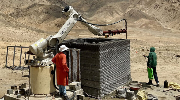 Simpliforge Sets Up India’s First On-Site 3D Printed Structure in Ladakh