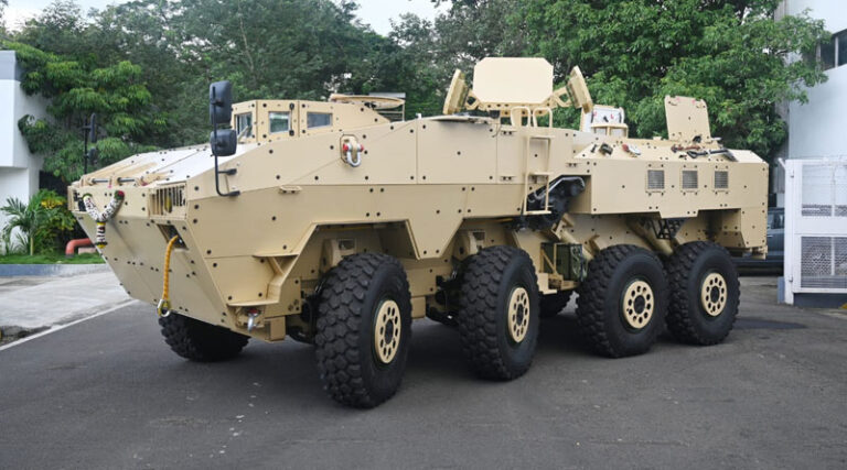 KNDS Demonstrates CAESAR 8x8 long-range firing capability Over the Baltic