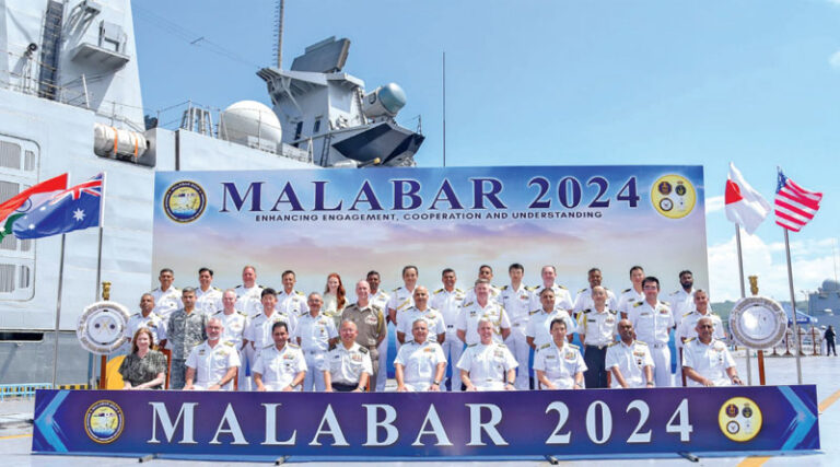 Indian Navy Hosts 28th Edition of Ex Malabar in the Bay of Bengal