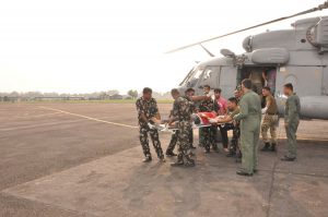 Casualty evacuation by Indian Air Force helicopters