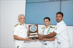 INS Sumitra awarded special Search and Rescue Award by NMSAR