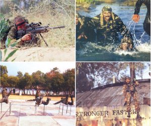 Special Forces personnel training at the Special Forces Training School in Nahan