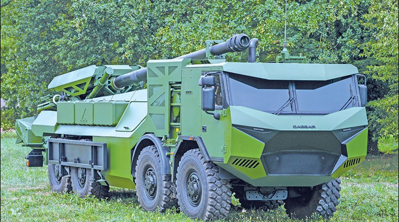 Nexter Displays Artillery Range at Defence & Security 2017