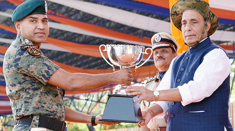 Home minister Rajnath Singh attends CRPF’s 79th Raising Day Parade