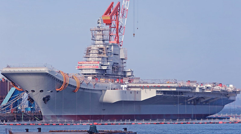 China conducting sea trials of Type 001A aircraft carrier