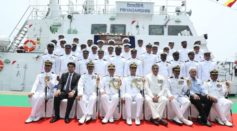 GRSE built Fast Patrol Vessel commisioned