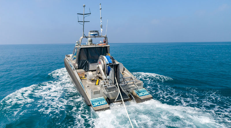 Elbit Systems Seagull USV with TRAPS-USV integrated