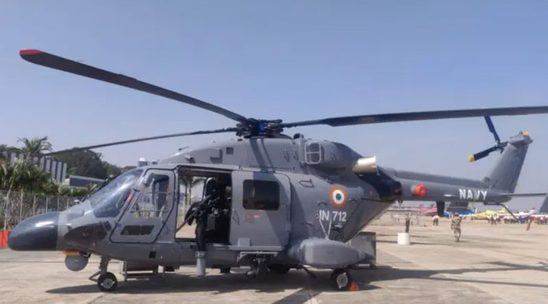 ALH Mk III Aircraft Of Indian Navy Fitted With Medical ICU