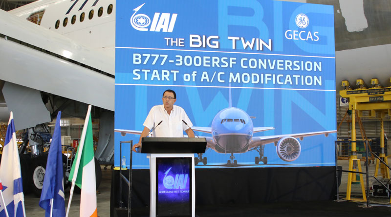 IAI and GECAS Begin First Boeing 777-300ER Passenger to Freighter Conversion