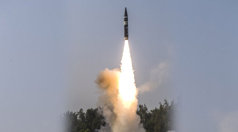 New Generation Ballistic Missile ‘Agni P’ Successfully Test-Fired