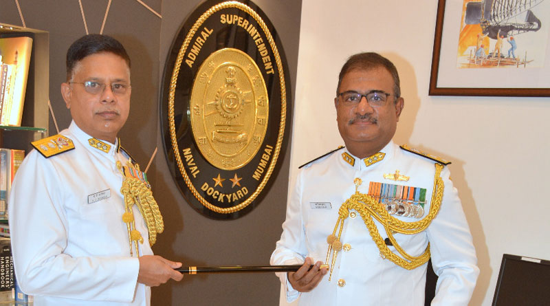 Rear Admiral K.P Arvindan Takes Over as Admiral Superintendent of Naval Dockyard (Mumbai)
