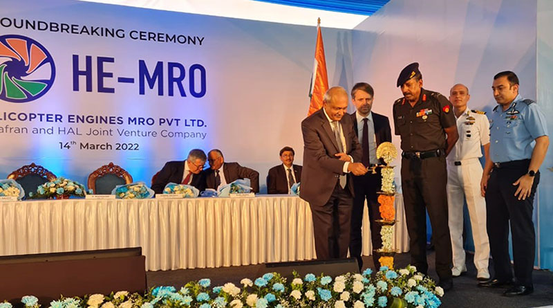 HAL and Safran Sign MoU During Ground-Breaking Ceremony of HE-MRO at Goa