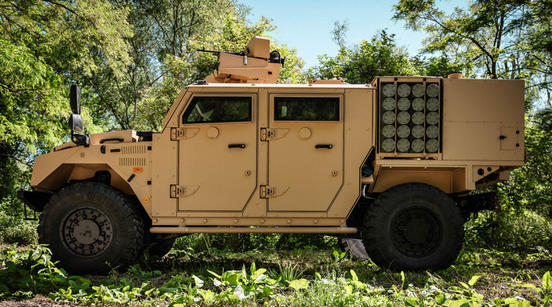 Arquus, Thales and NTGS Launch the New Sherpa A2M (Advanced Mobile Mortar)