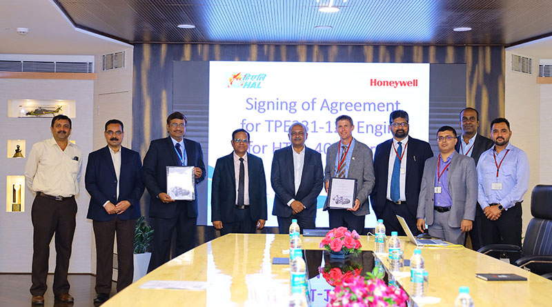 HAL Signs Contract Worth Over $100 Million with Honeywell for HTT-40 Engines