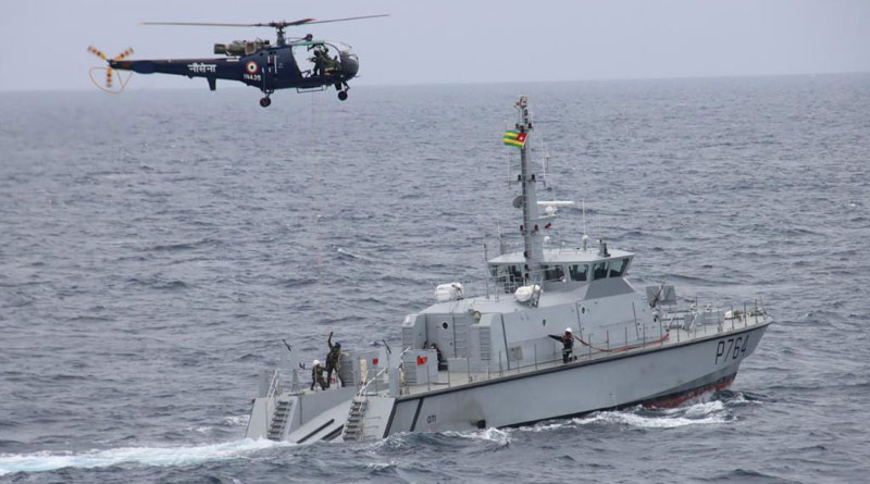 INS Tarkash on Operational Deployment in the Gulf of Guinea