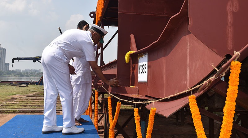 Keel Laying Ceremony of First And Second 25T Bollard Pull Tugs Held in Kolkata