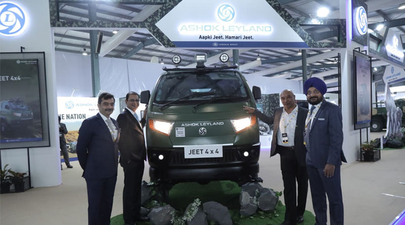 Ashok Leyland Exhibits Three Advanced Products at DefExpo 2022