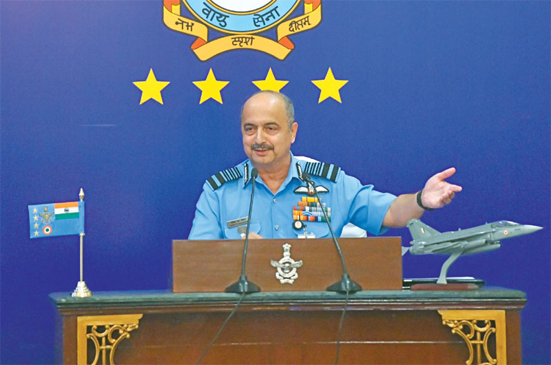 The Chief of Air Staff, Air Chief Marshal Vivek Ram Chaudhari