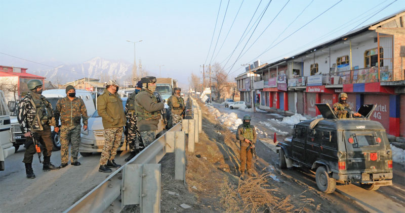 CRPF during CI operations in Kashmir