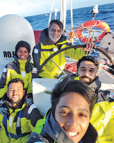 INSV Tarini Expedition with two women officers in December 2022