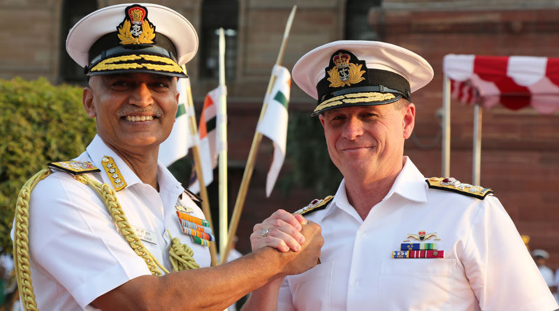Chief of the Royal Australian Navy Visited India