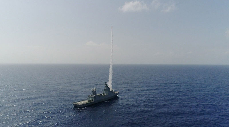 Another Milestone Achieved in Final Operational Capability of C-Dome on INF Sa'ar 6-class Corvettes