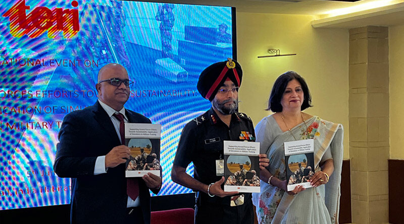 TERI Launches New Report on Sustainability Through Use of Simulators in the Armed Force