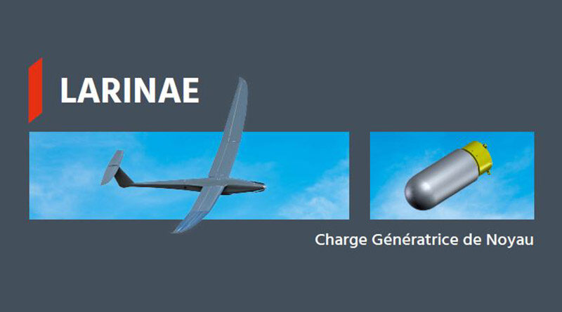 LARINAE Core-Generating Charge Integrated into a Contact Drone