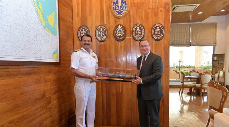 Defence Minister of Germany Visits Headquarters Western Naval Command
