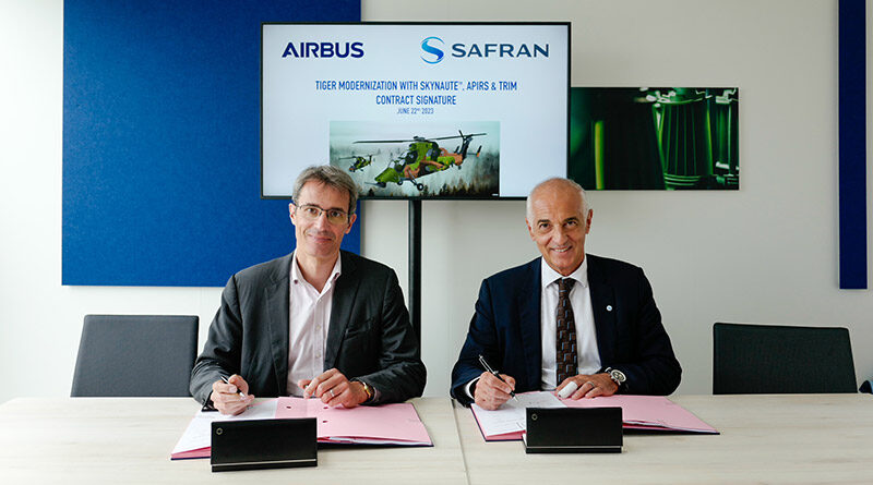 Safran to Supply SkyNaute Navigation System, APIRS Attitude and Heading Reference System, Trim Actuators for Modernised Tiger Helicopters
