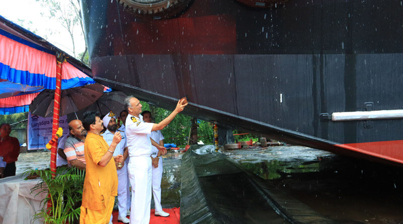 Launch of Second ACTCM Barge, Yard 126 (LSAM 16) Marks Another Milestone in "Make in India" Initiative