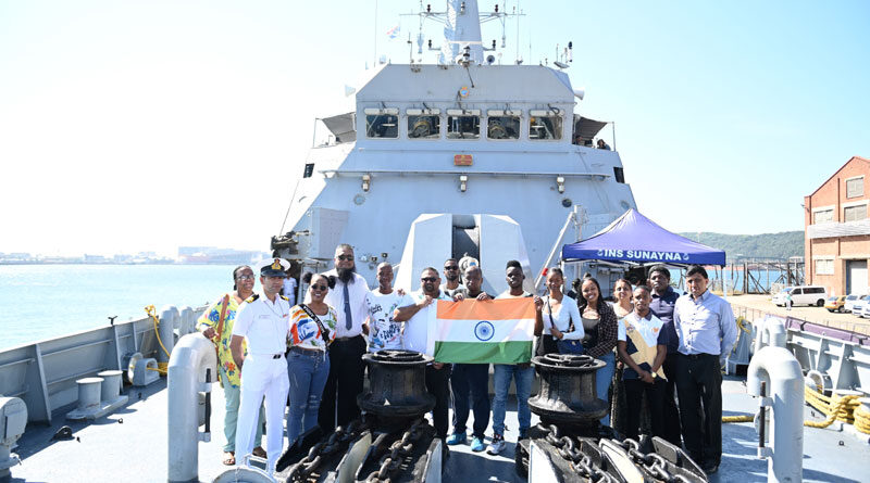 INS Sunayna Visit to Port of Durban, South Africa Reinforces Maritime Partnerships and Cooperation